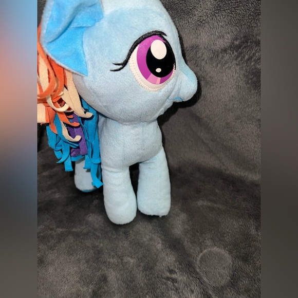 My Little Pony 2012 Rainbow Dash 12” Stuffed Plush Animal Toy MLP Blue Horse - Picture 8 of 11